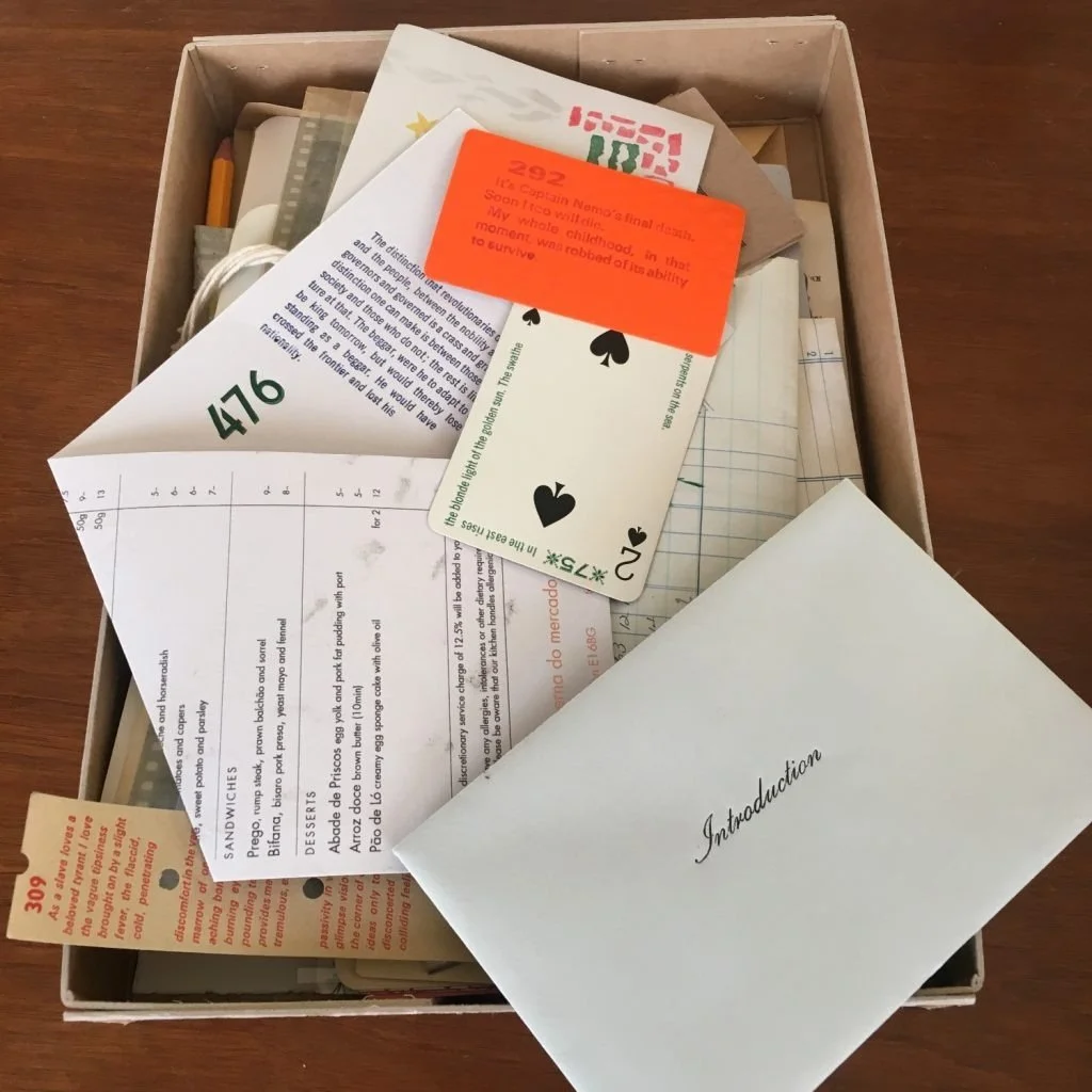  The Book of Disquiet with contents. 