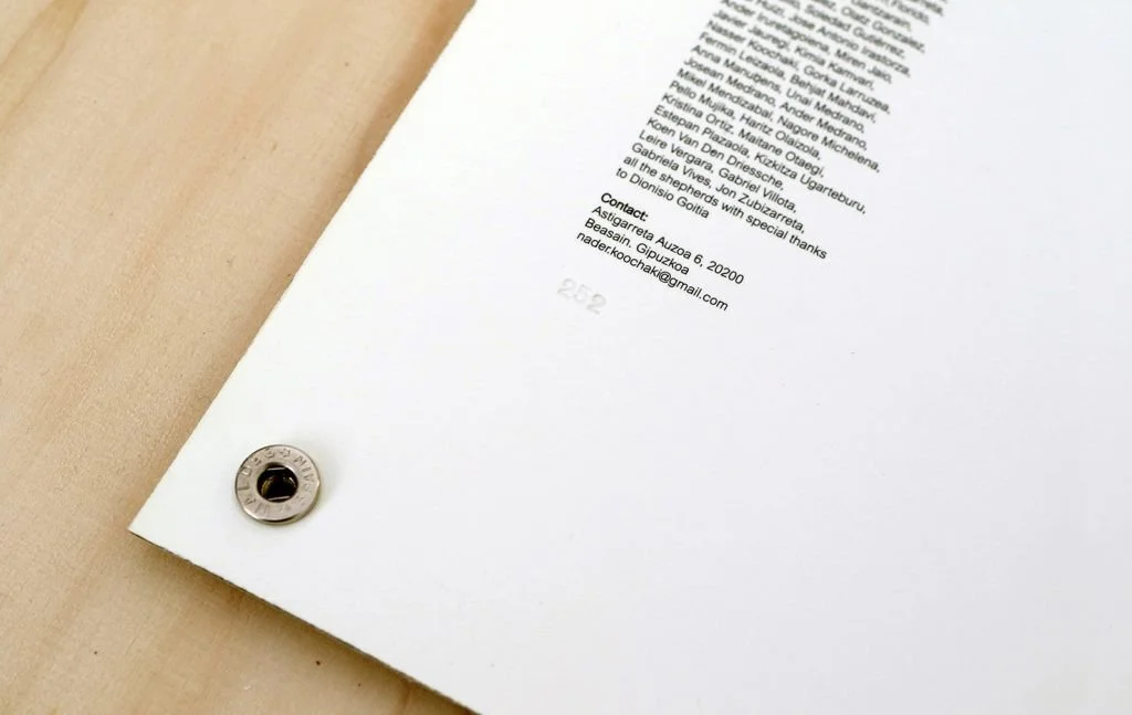  View of flap back cover (embossed edition number) 