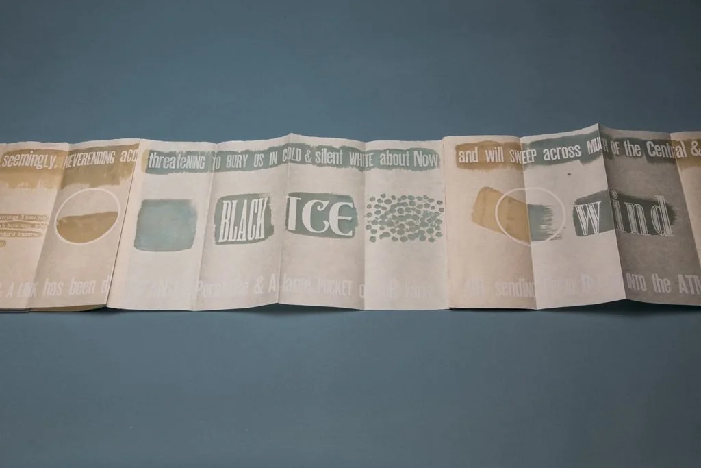  open book showing accordion structure 