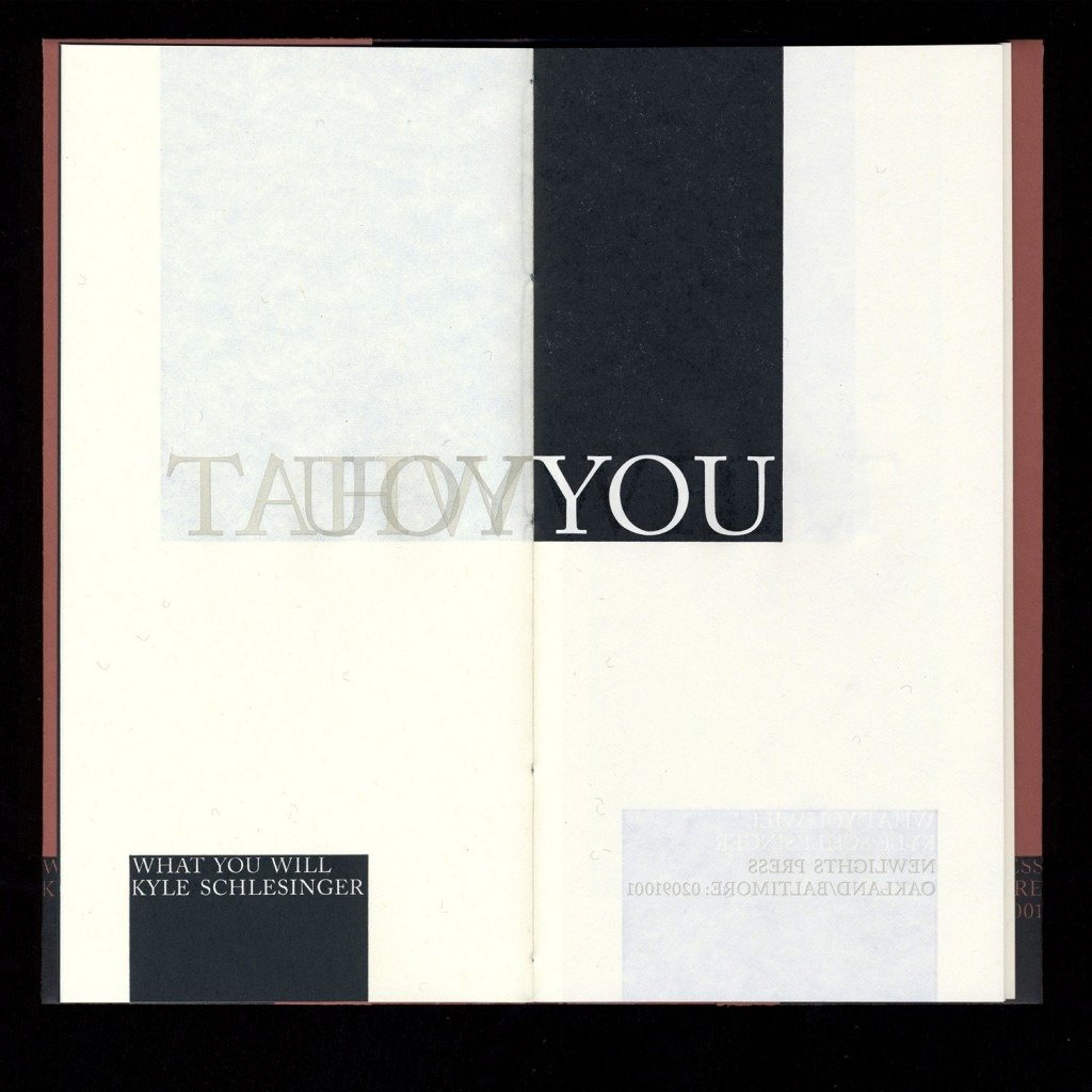  One of three spreads in the title page sequence. The title, like the rest of the text-book, emerges over time. 