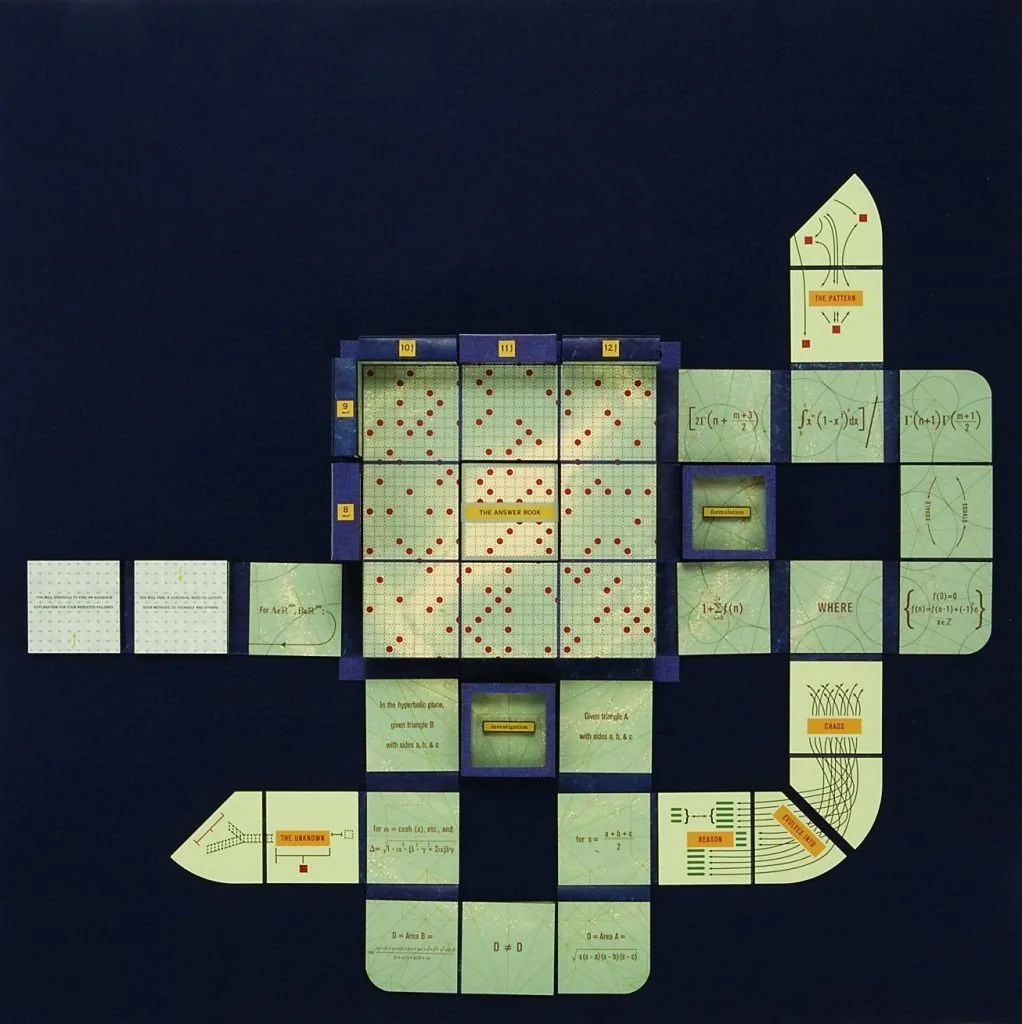  Detail of book partially opened. 