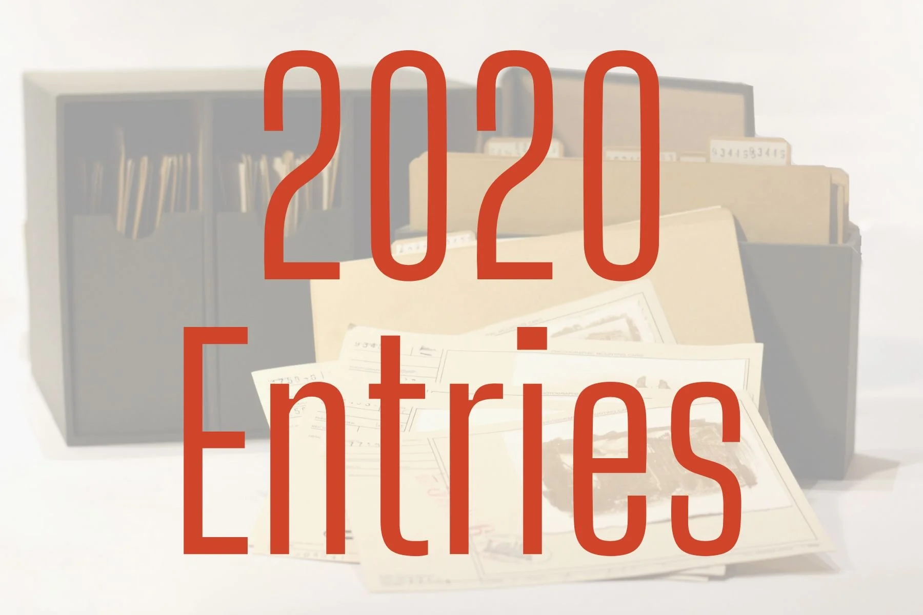 2020 Entries