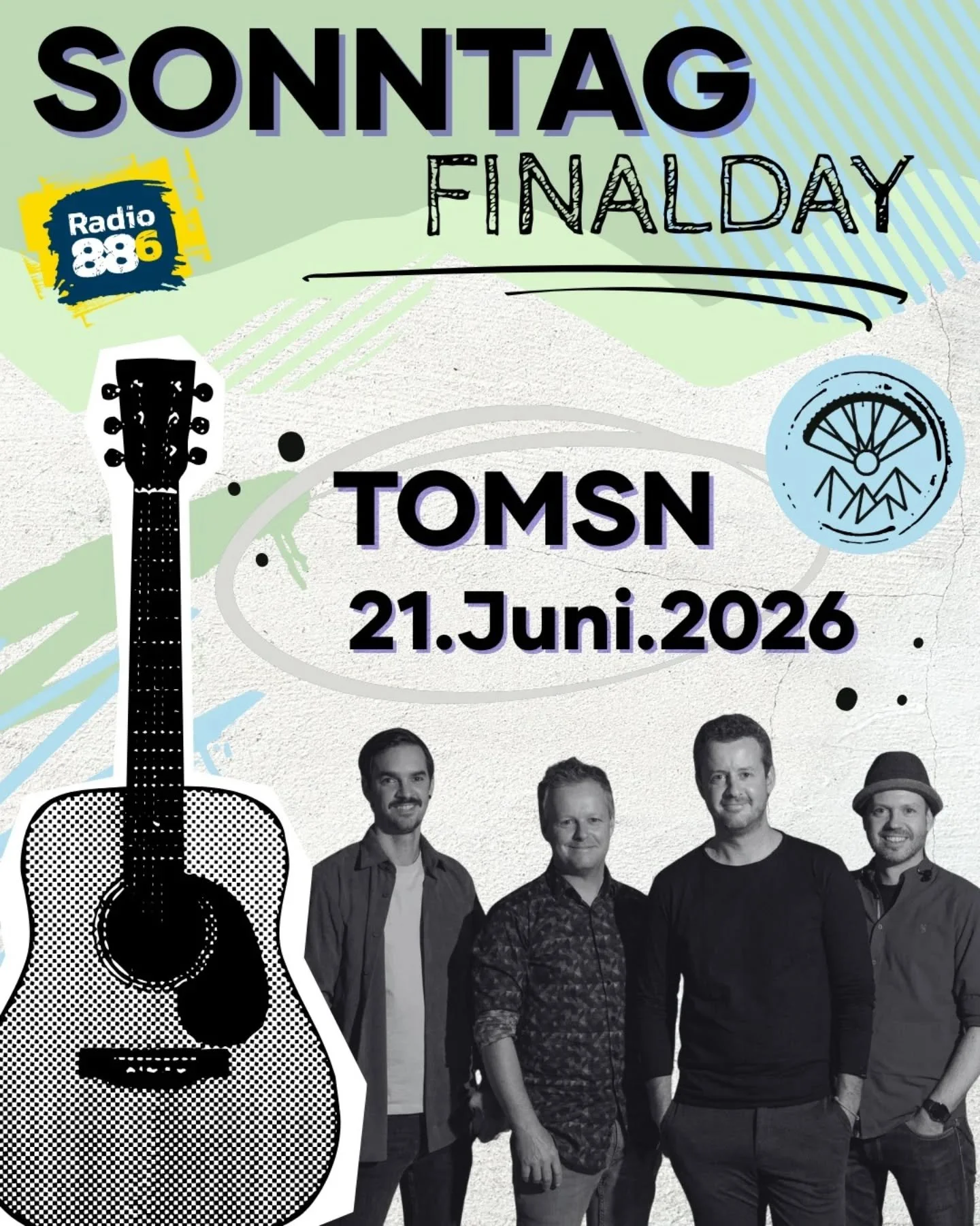 Line-up komplett &ndash; TOMSN 🎶🔥

Beim&nbsp;Final Day des Bike &amp; Fly Sport &amp; Musik Festivals Brixental 2026&nbsp;geht&rsquo;s auch heuer am Sonntag nochmal richtig zur Sache &ndash; direkt nach dem gro&szlig;en Finale von&nbsp;NXT GEN by N