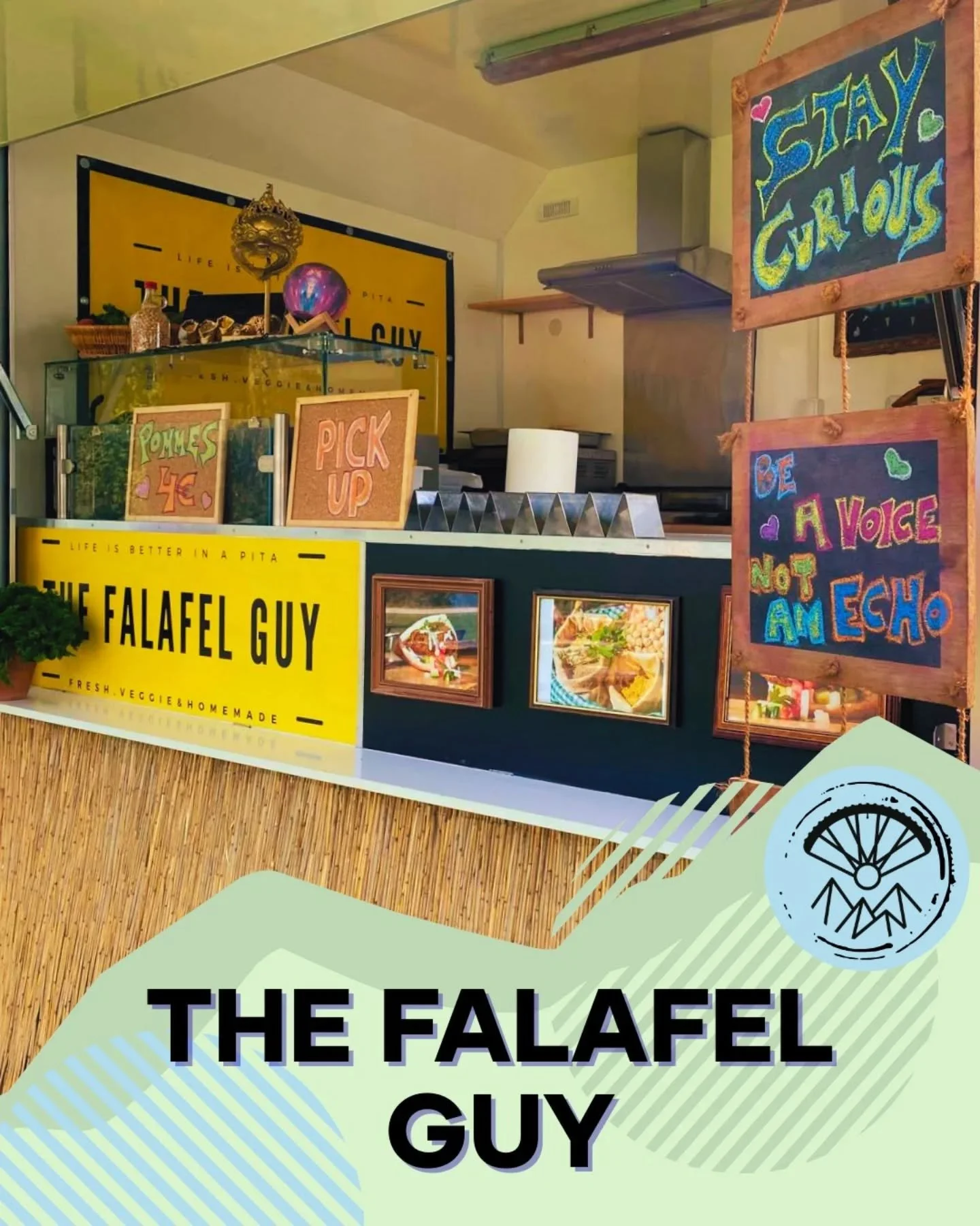 🌯&nbsp;Als n&auml;chstes im Genuss- &amp; Erlebnisareal: 
THE FALAFEL GUY!

Freut euch auf orientalische Geschmacksexplosionen mitten im Herzen des Festivals! 🧆✨
THE FALAFEL GUY&nbsp;bringt euch frisch zubereitete Falafel, w&uuml;rzige Spezialit&au