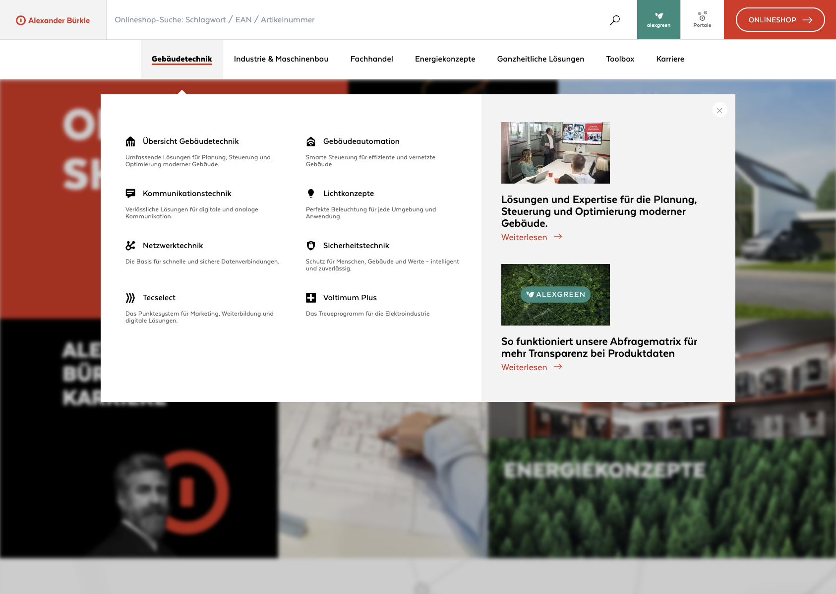 Alexander Bürkle Website