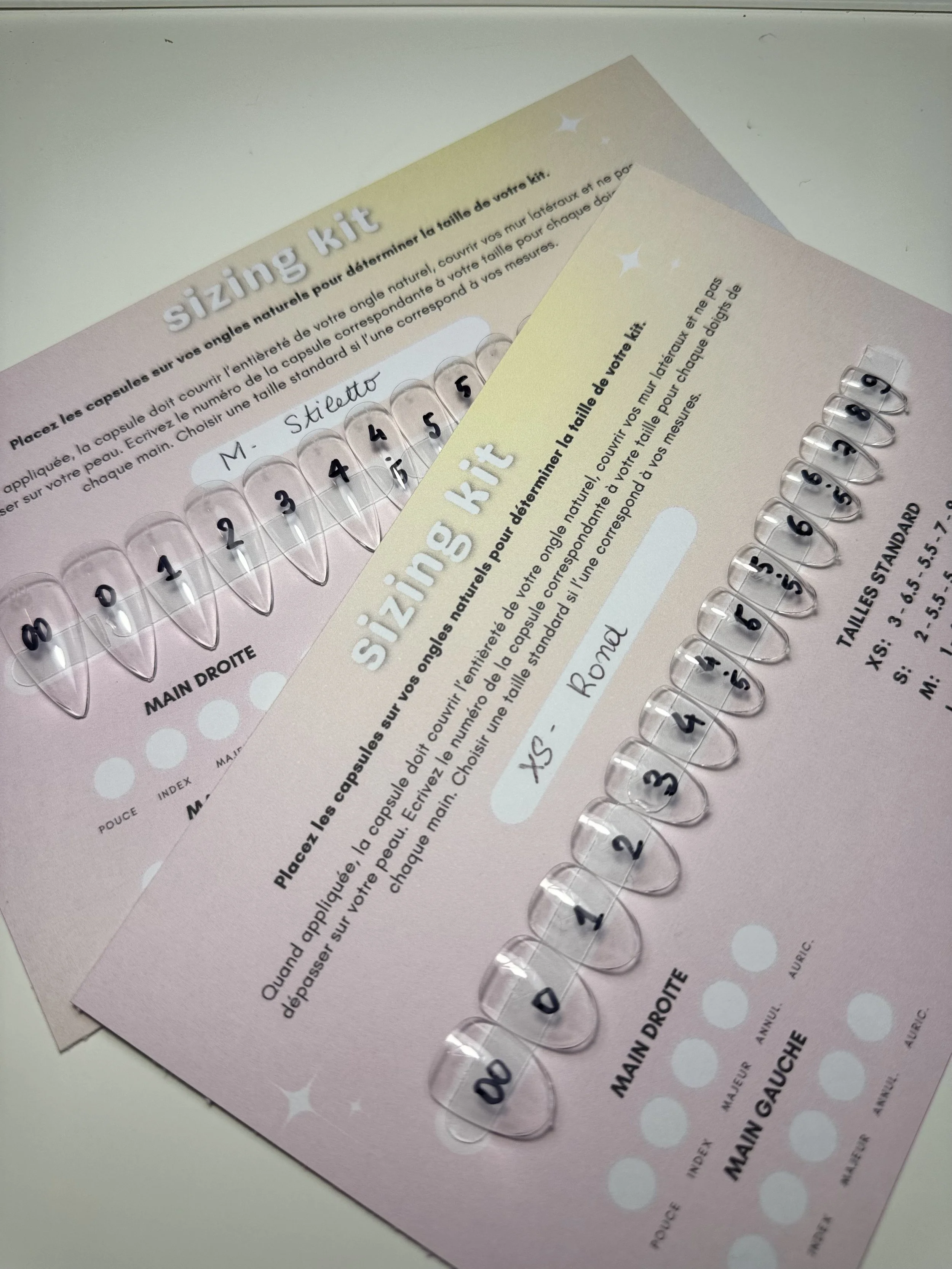 Sizing kit