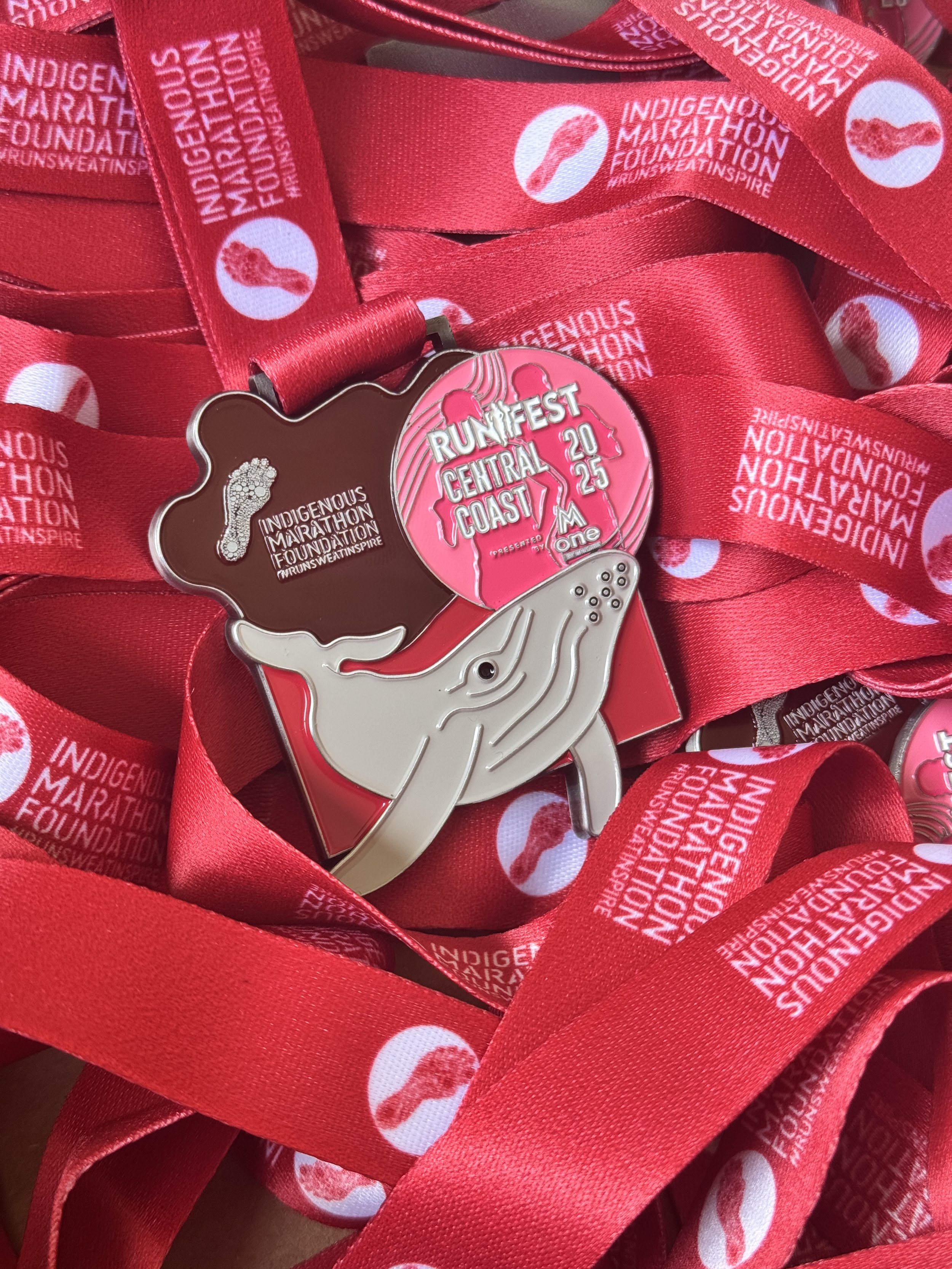 Central Coast Runfest 2025 Medal Design IMF by KyTheDesigner