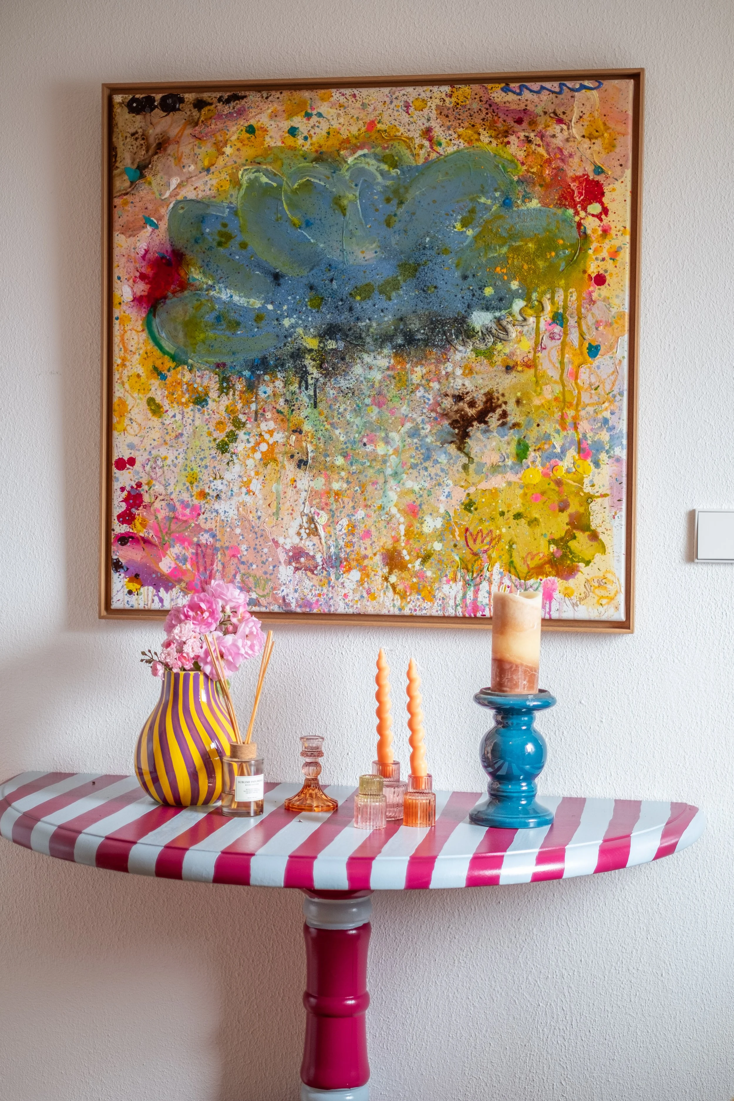 Blaue Wolke 82 x 82 cm