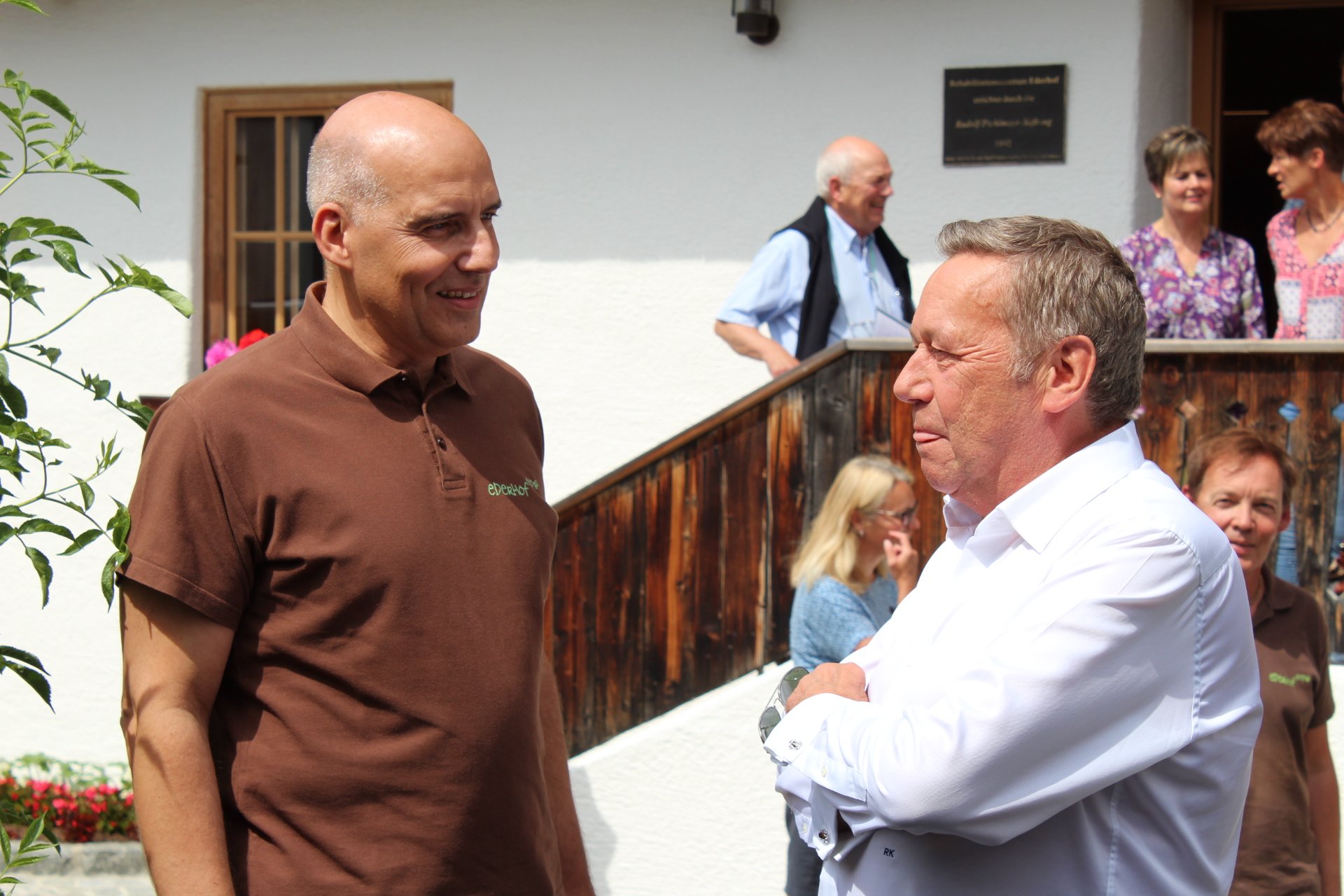 Roland Kaiser besucht den Ederhof