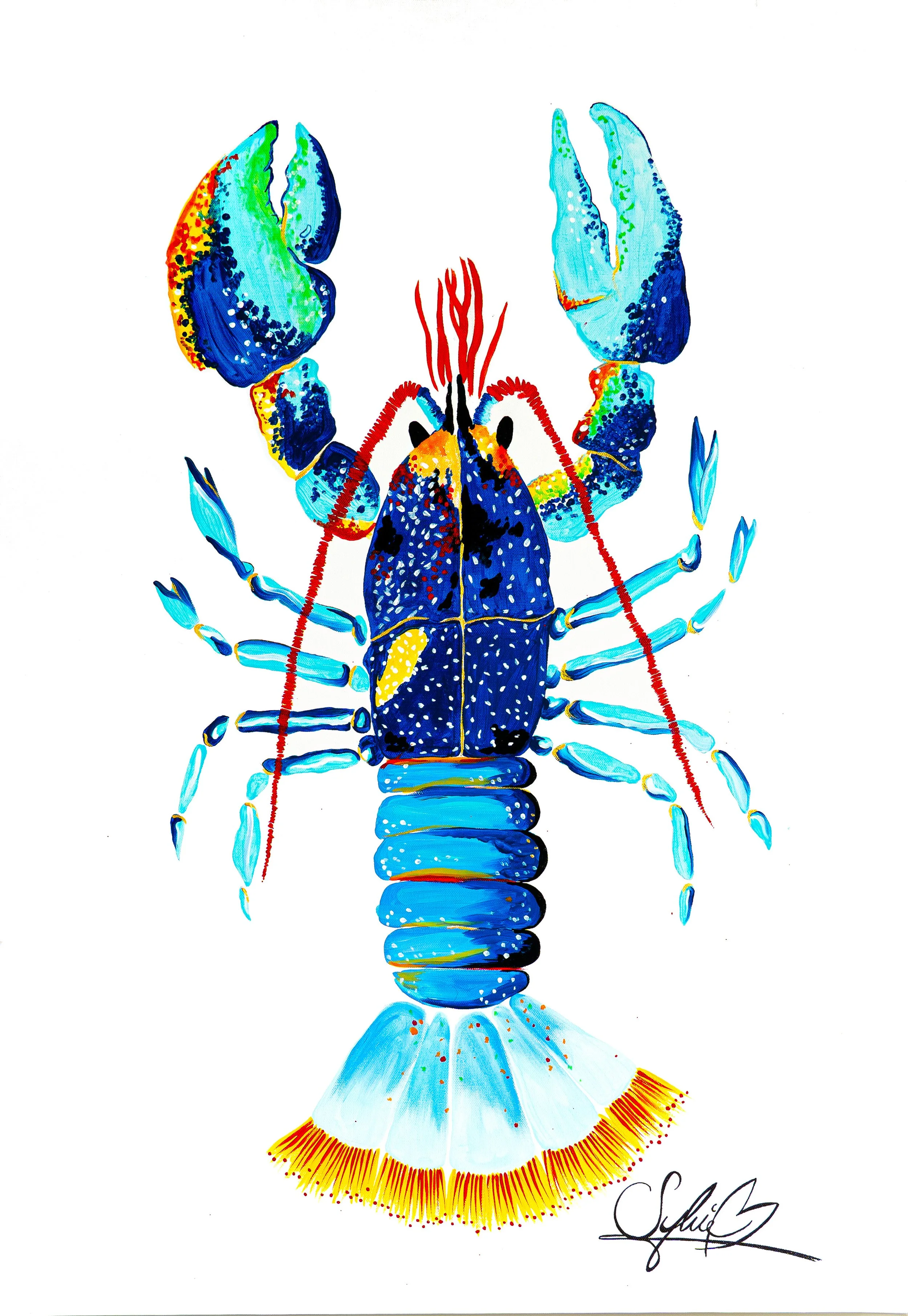Original Leinwandkunst Hummer – Maritime Kunst 01.jpg