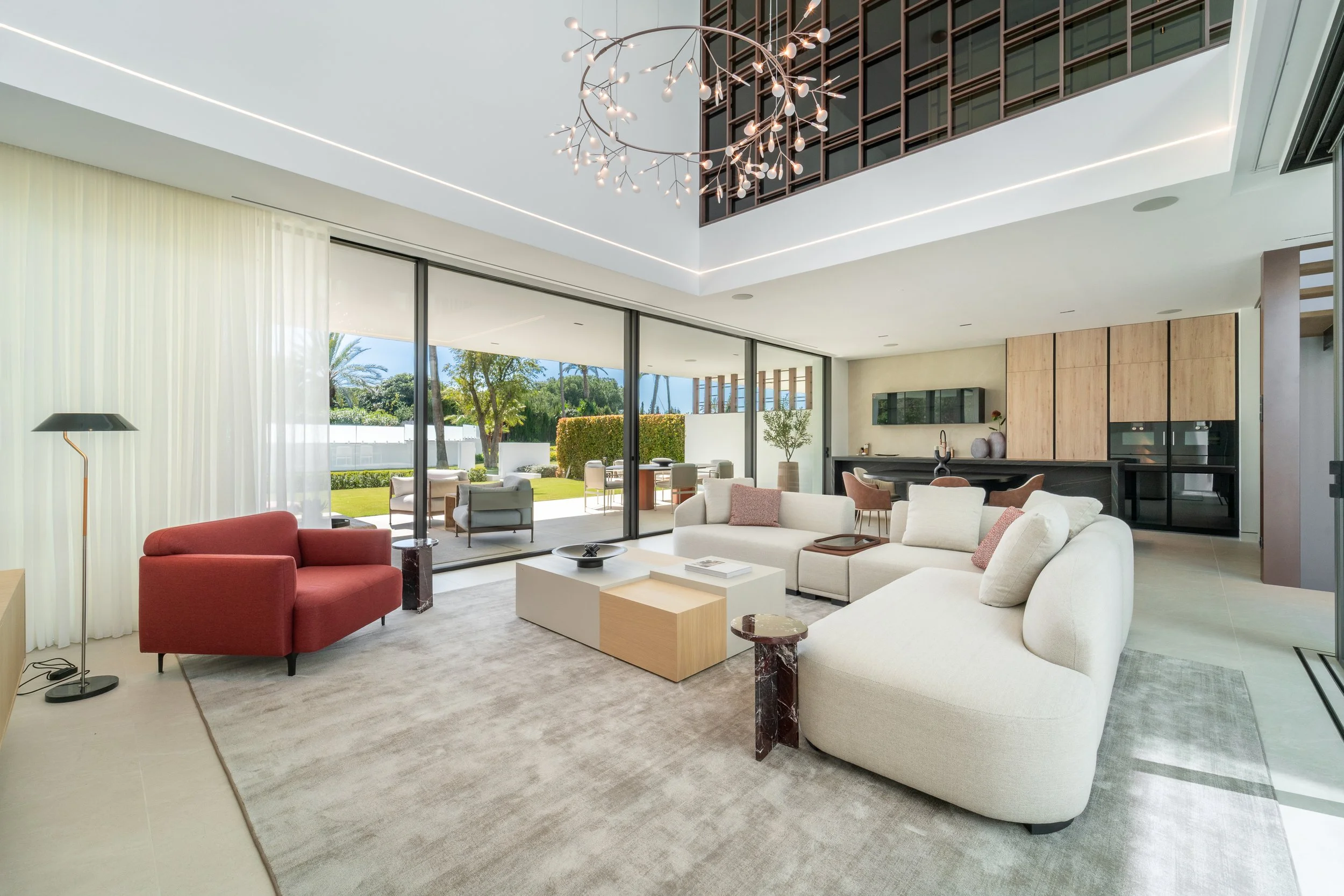 Sun-Drenched Luxury Living Space