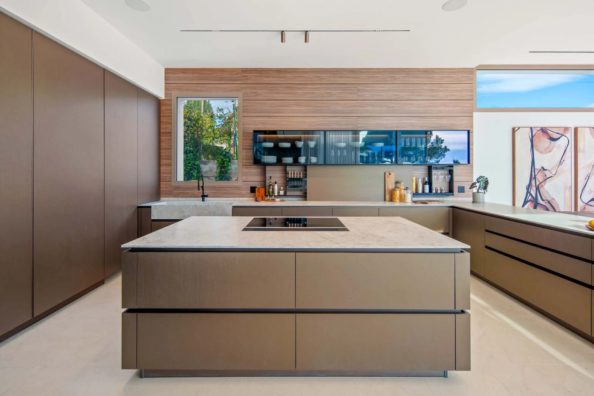 Chef’s Kitchen with Double Islands