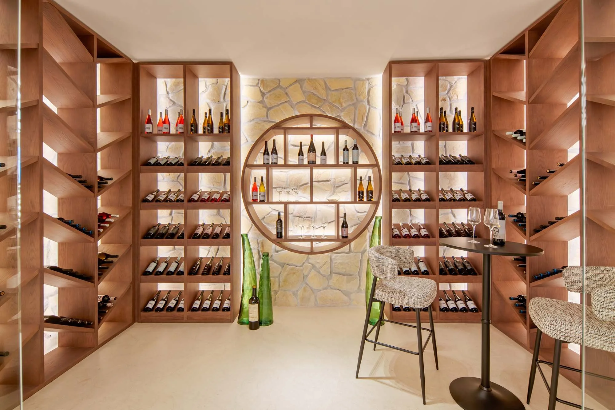 Temperature-Controlled Wine Cellar