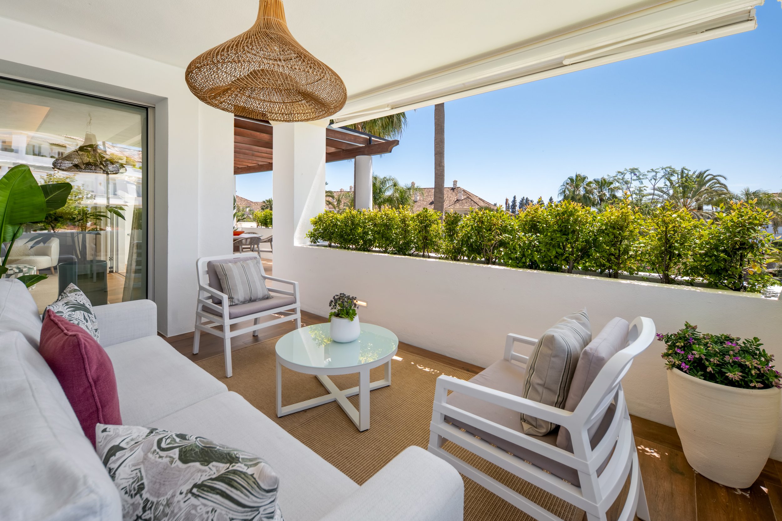Private Terrace Living Pavilion