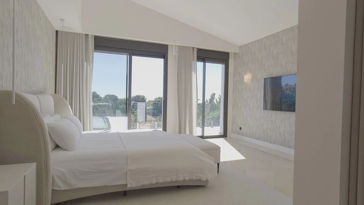 Primary bedroom suite with panoramic fairway views | CMH-15793-PR