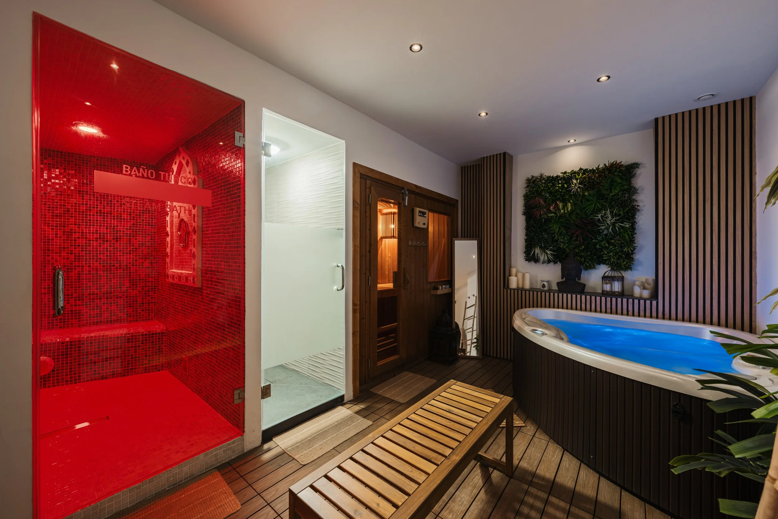 Private Wellness Suite with Sauna &amp; Cold Plunge | CMH1122s