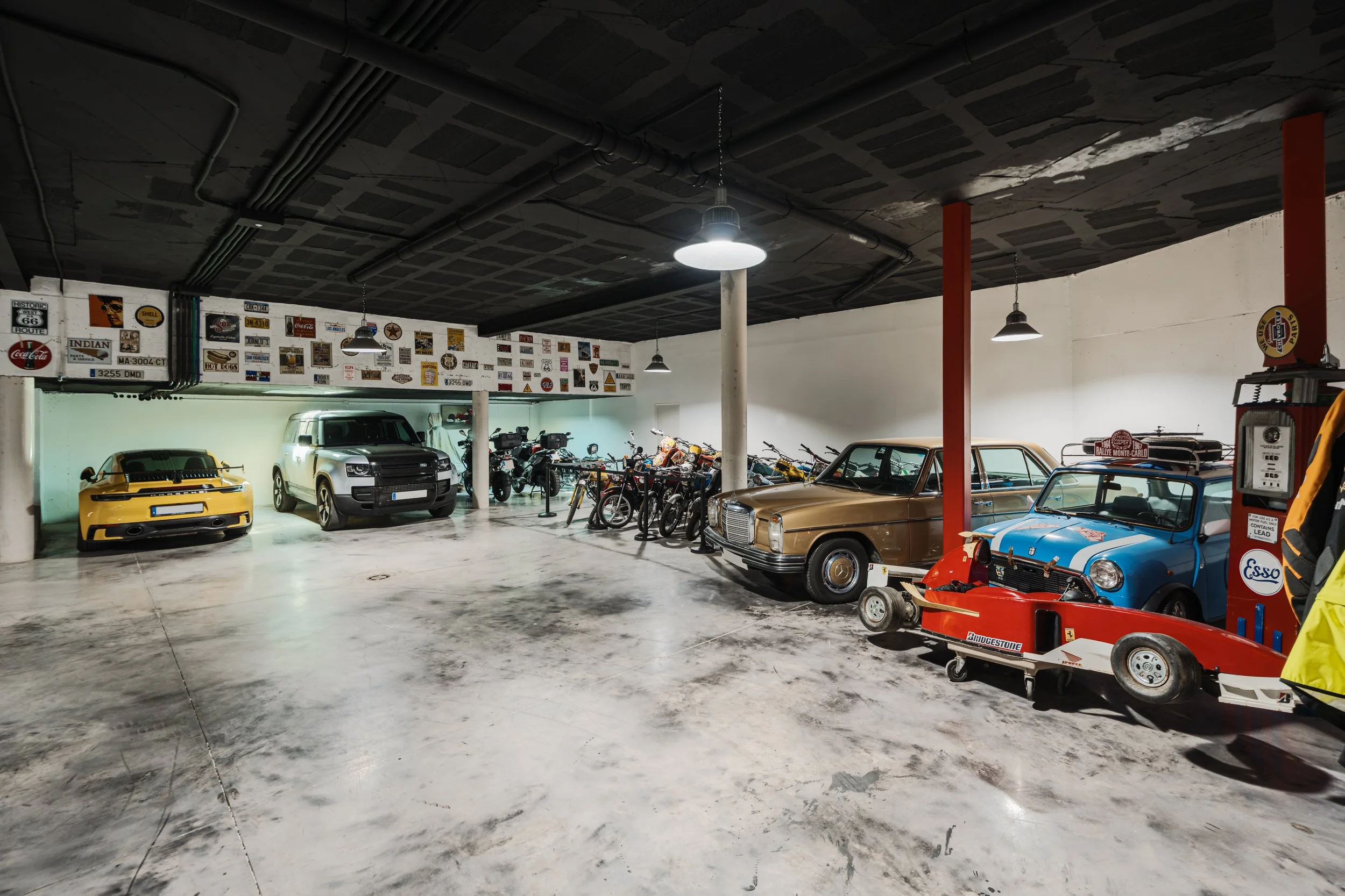 Subterranean 12-Car Private Showroom Garage | CMH1122s