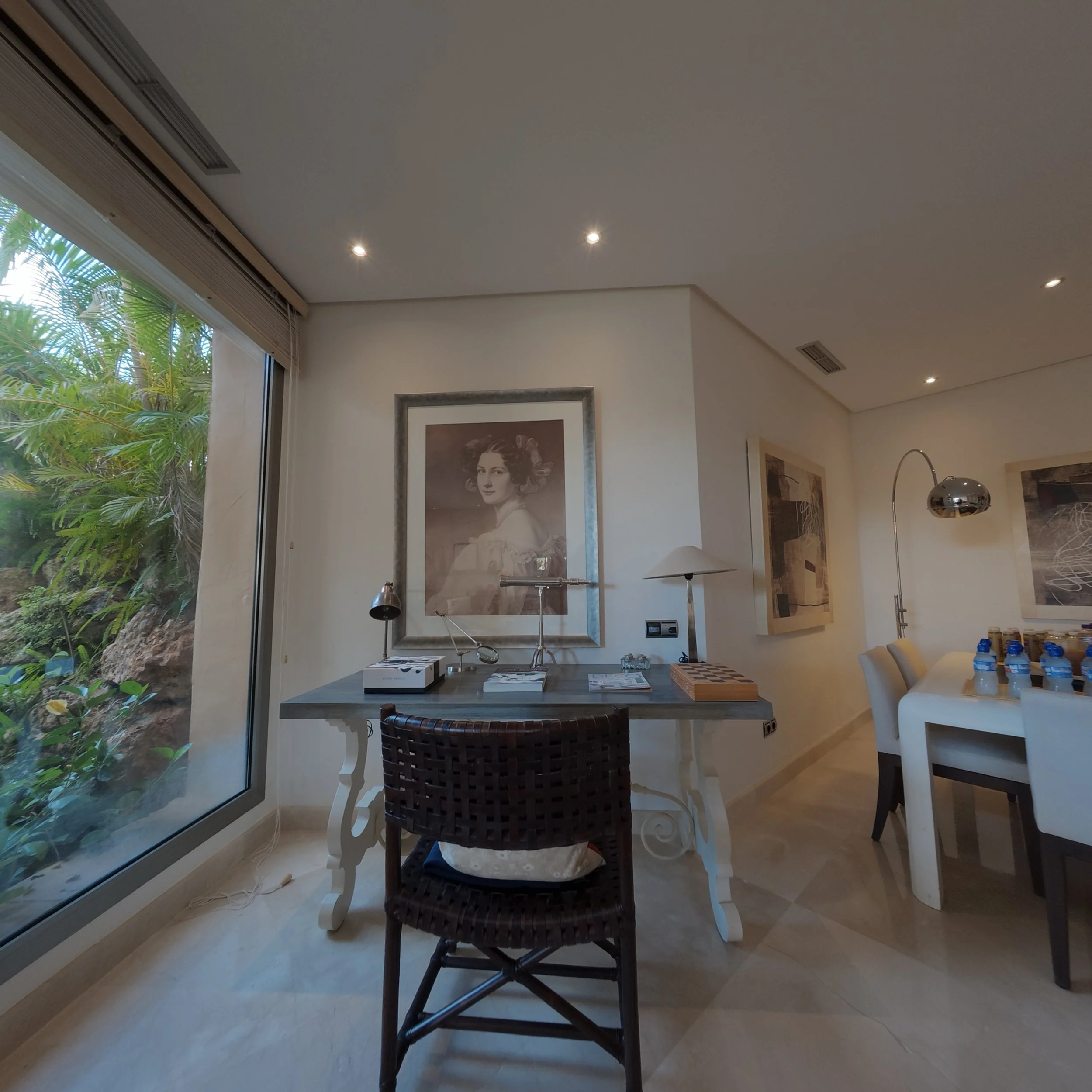 Intimate Garden Study &amp; Library