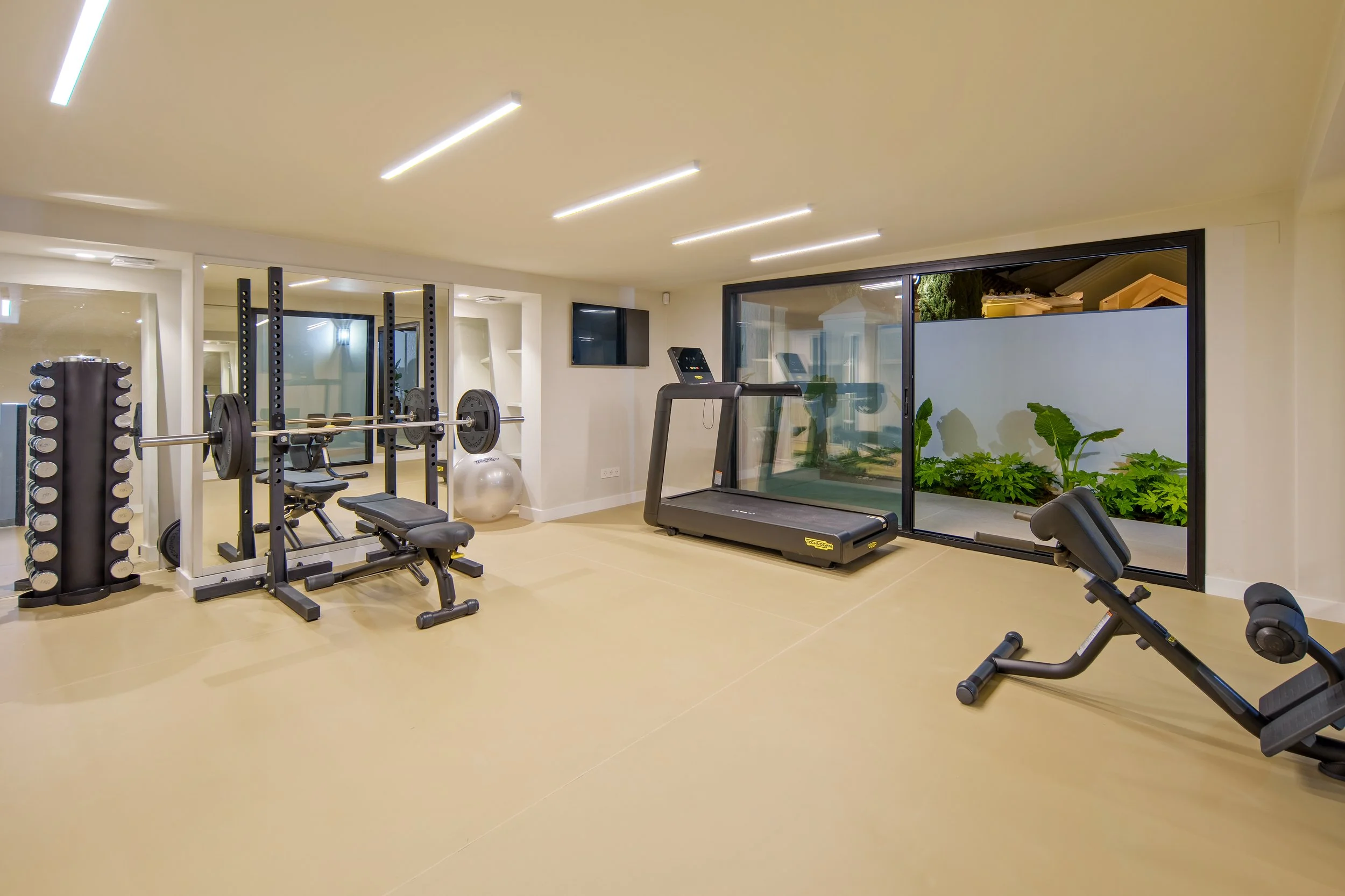 Private Ground-Floor Fitness Gym