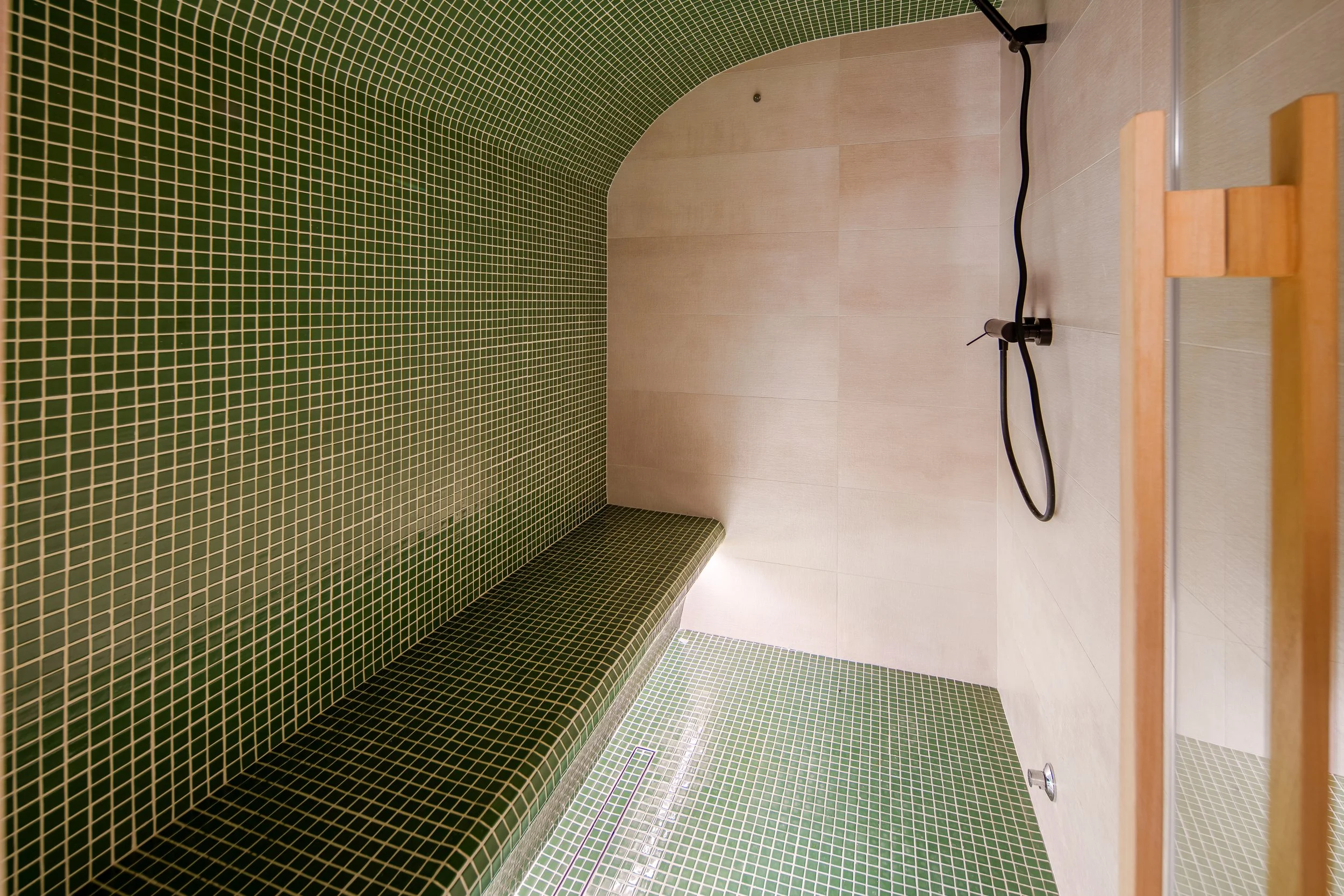 Private Mosaic Steam Room