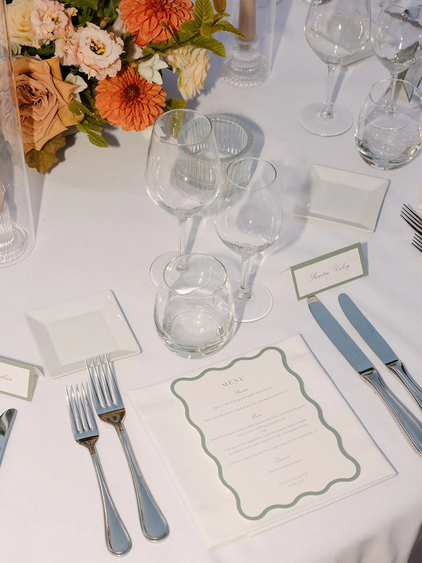 Peach, orange, blush and sage green colours were the perfect combination ✨

Planning &amp; Design @despinoywedding
Coordination team @lesjoiesnomades @lovelytime_event @ohdelallyevents
Venue @chateaumartinay
Caterer @helentraiteur
Wines &amp; champag