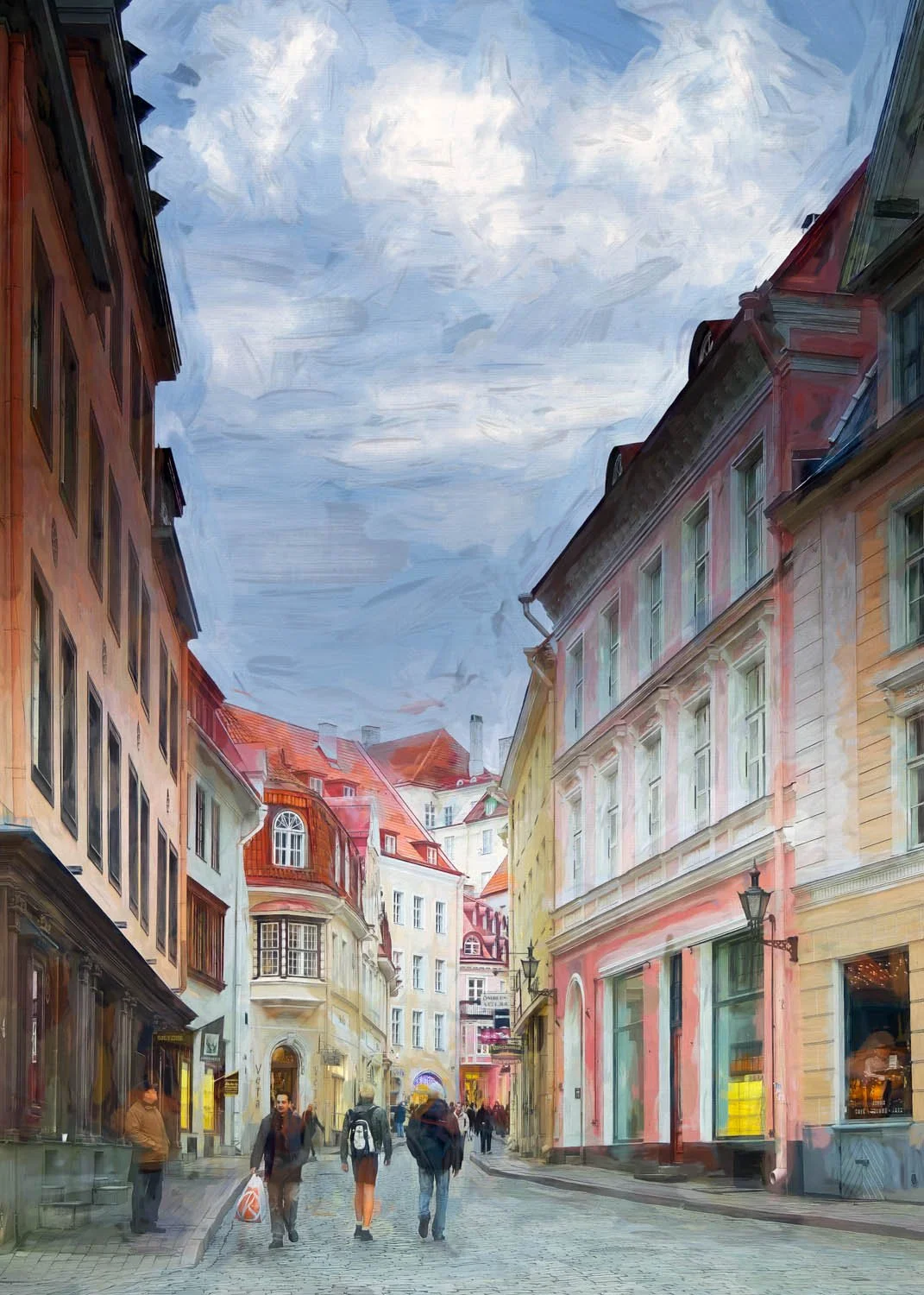 Painted Passage — Old Town, Tallinn