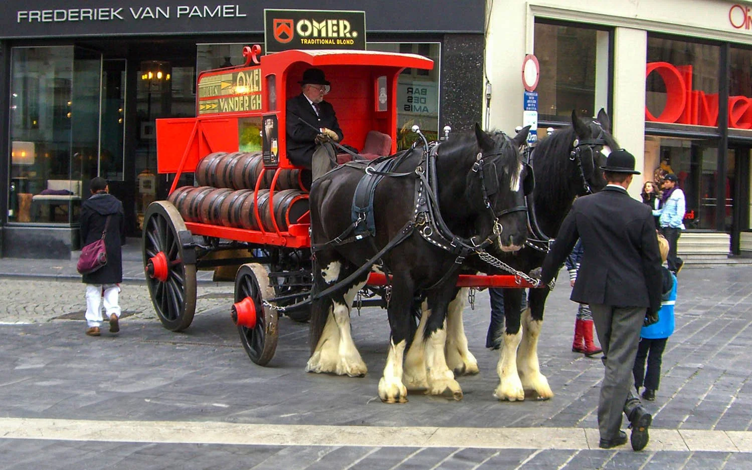 Tradition in Motion — Beer Wagon, Bruges