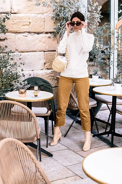 Ma tenue beige éco-responsable d'intersaison idéale