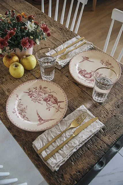 Ma déco de table automnale naturelle & vintage