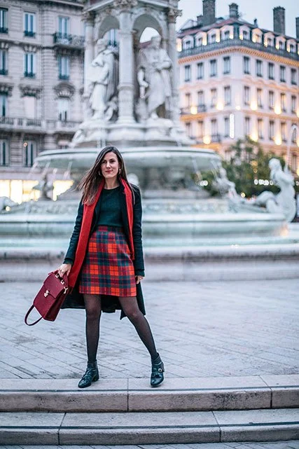 Jupe à carreaux écossais made in France - Quel est votre clan ?