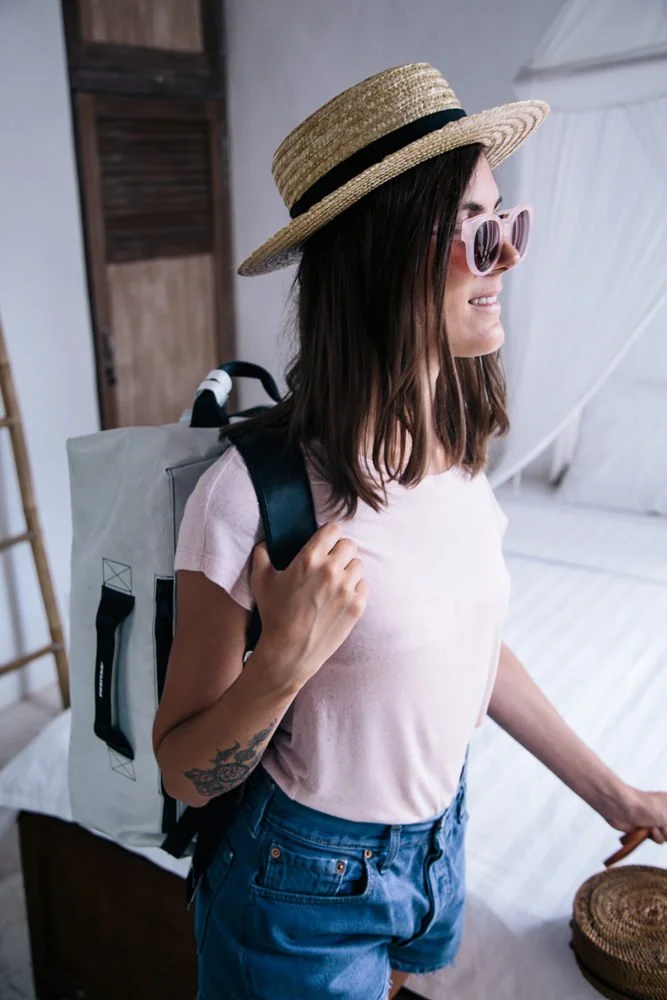 Sac à dos de voyage éco-responsable à emprunter