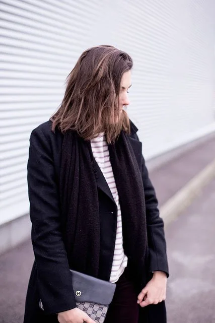 Challenge Slow Fashion • Look 8 couleur aubergine