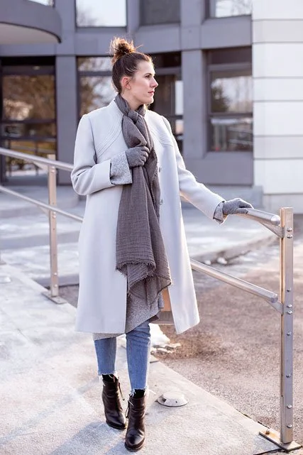 Challenge Slow Fashion • Look 9 bleu gris