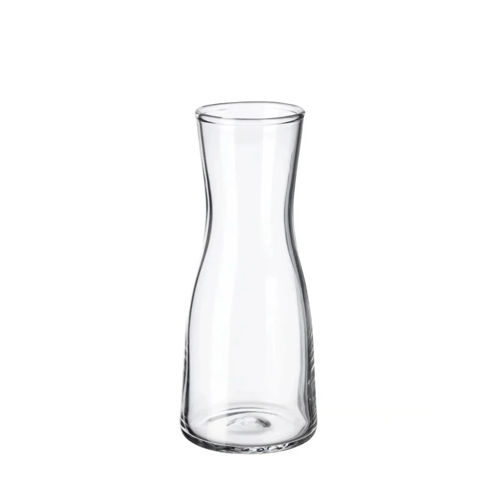 Plain glass bud vase