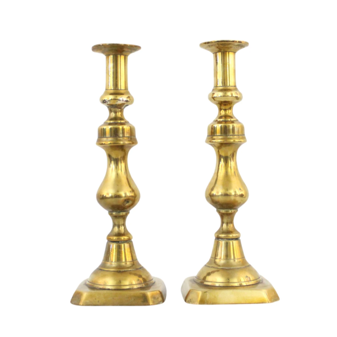 Vintage brass candlesticks