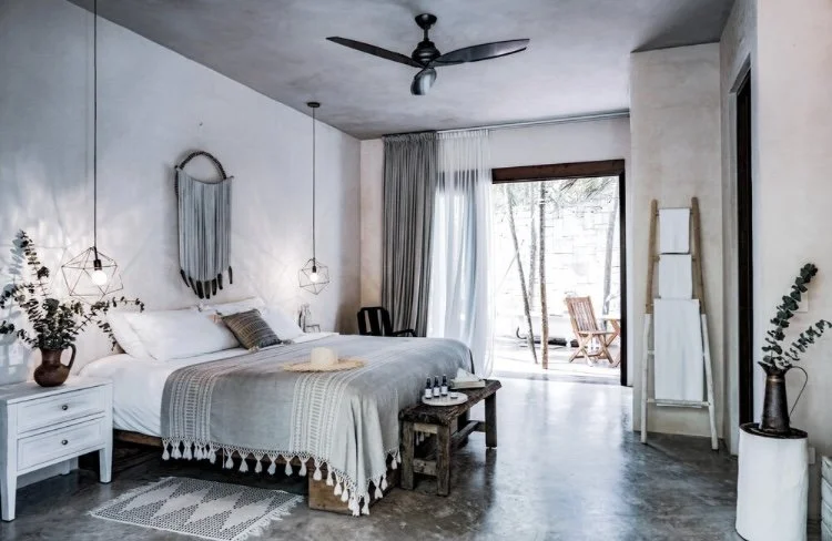 We sourced local antiques and vintage pieces to add character and warmth