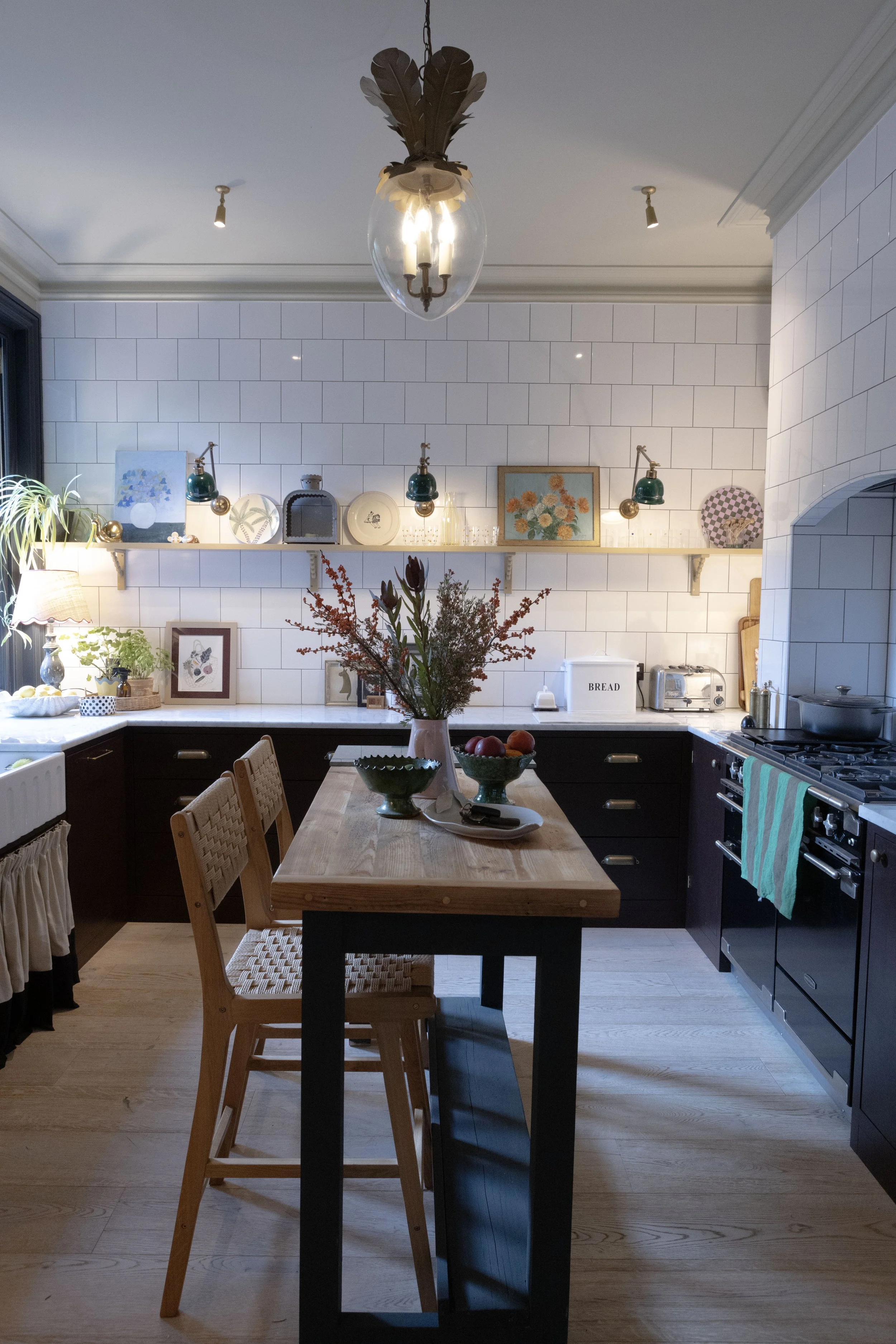 The kitchen was moved into the centre of the house which was how it was originally designed in 1907. 