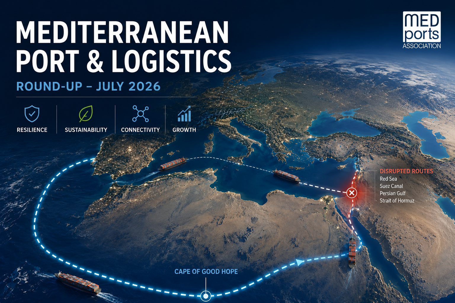 Mediterranean Port &amp; Logistics Round-up – July 2026