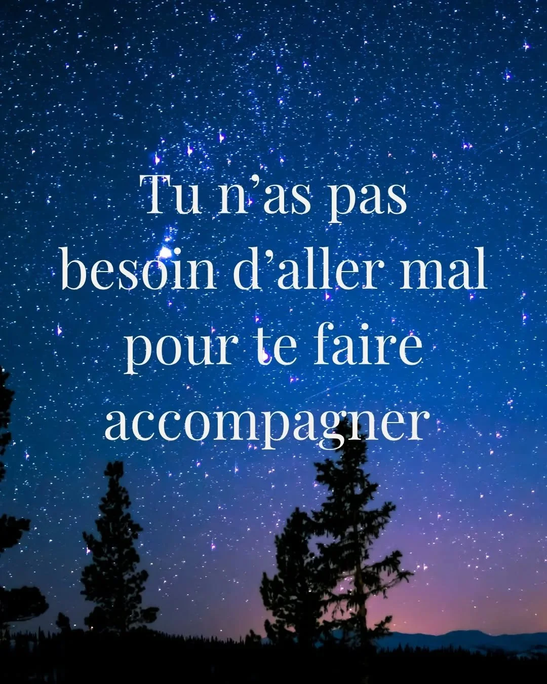 On attend souvent trop longtemps avant de se faire accompagner.

Comme si :

il fallait &ldquo;tenir&rdquo;,
g&eacute;rer seule
ou attendre que &ccedil;a devienne insupportable!

Mais l&rsquo;accompagnement n&rsquo;est pas une option de secours quand