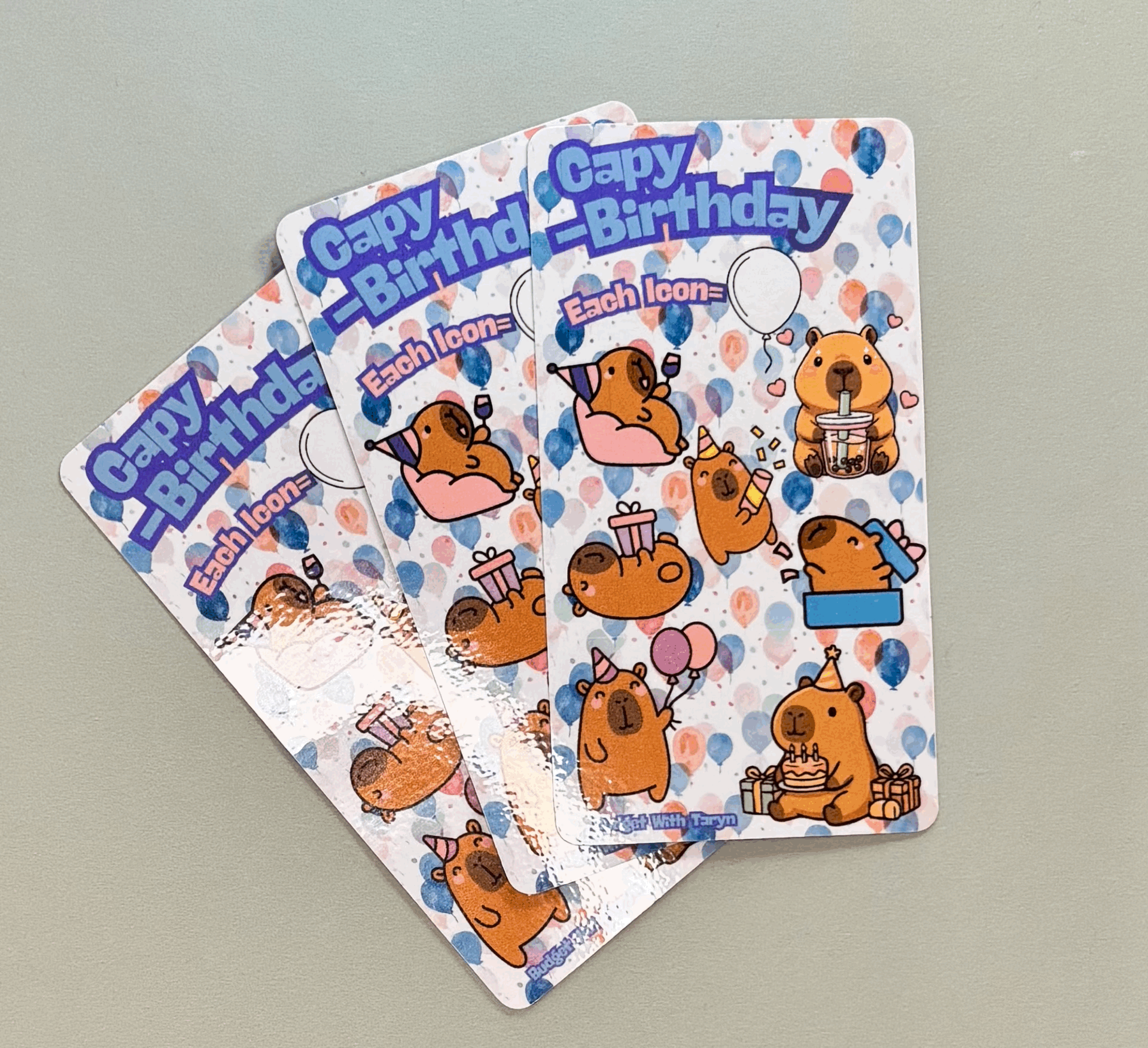 Capybara Birthday Savings Tracker