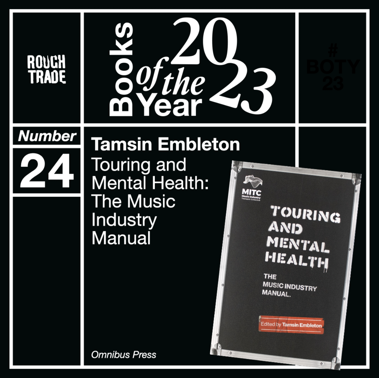 Touring & Mental Health Manual receives Rough Trade Book of the Year status!