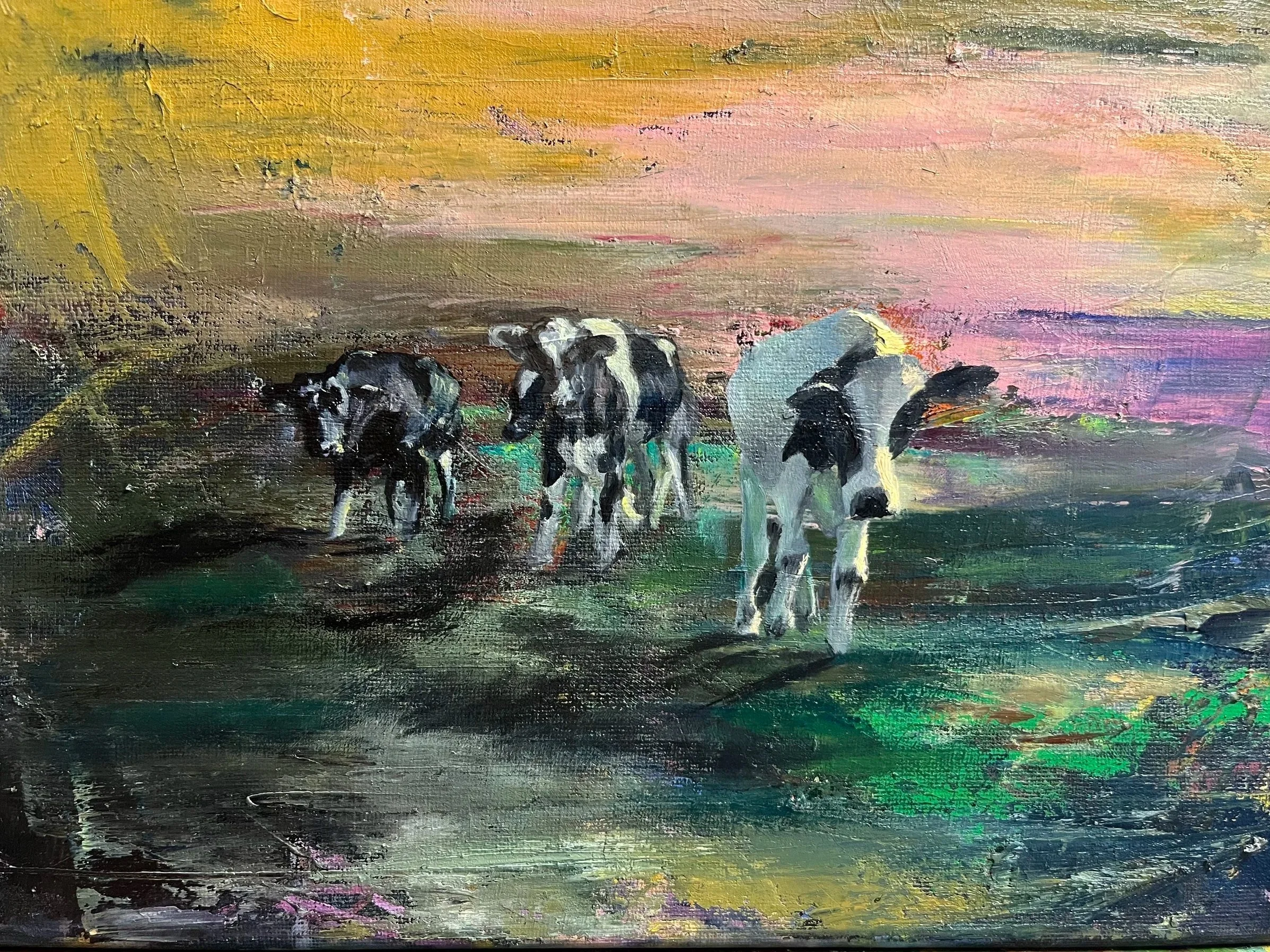 The Herd (2) oil on canvas 