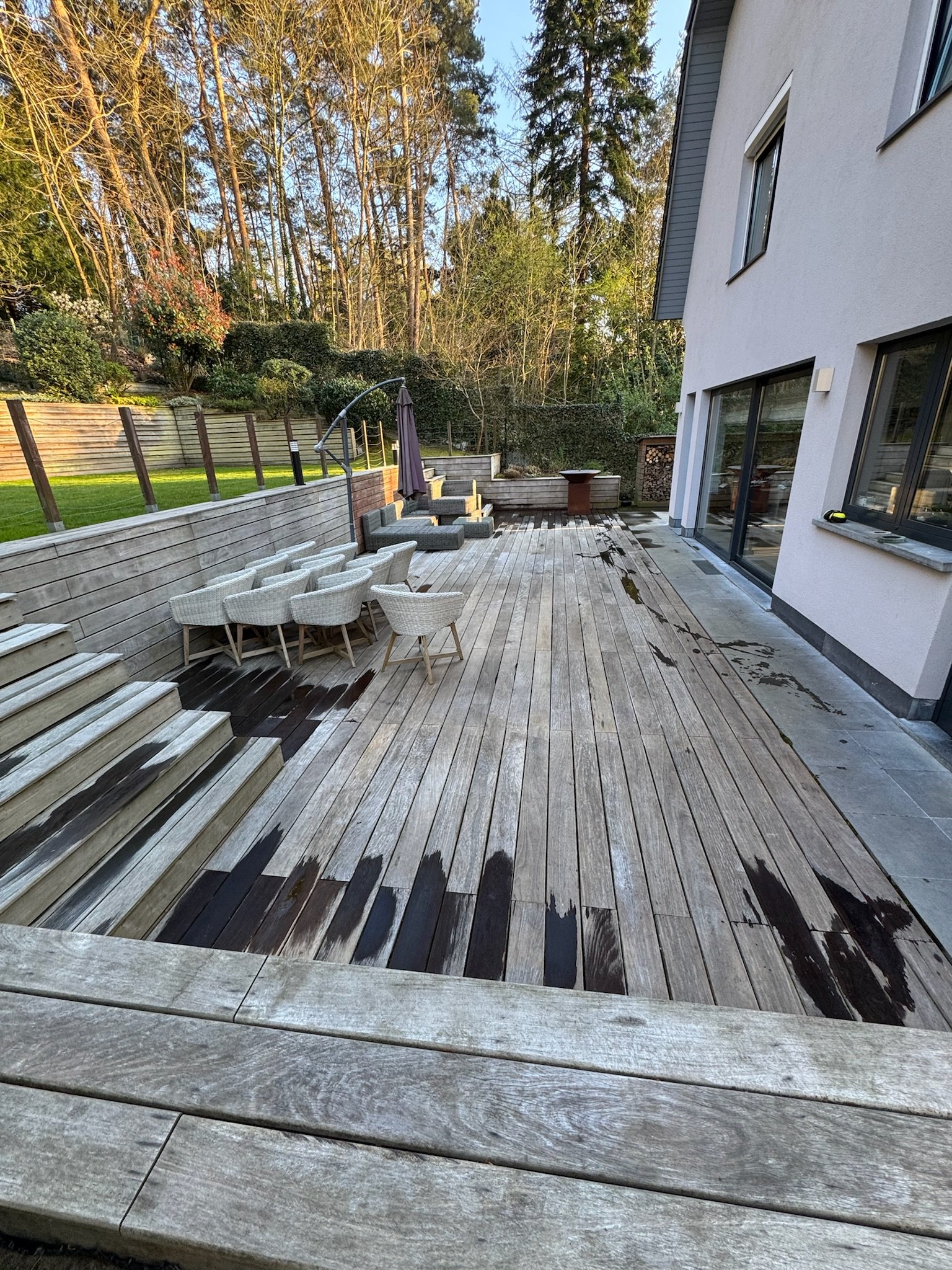 Nettoyage terrasses, façades & toitures