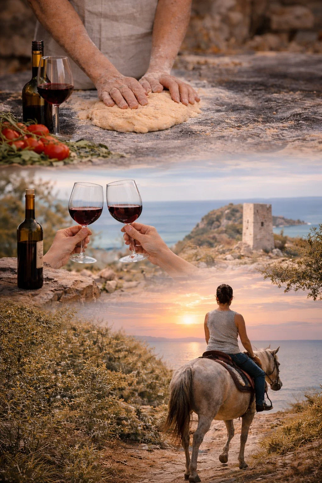 Mani Greece luxury experiences with wine tasting cooking and horseback riding