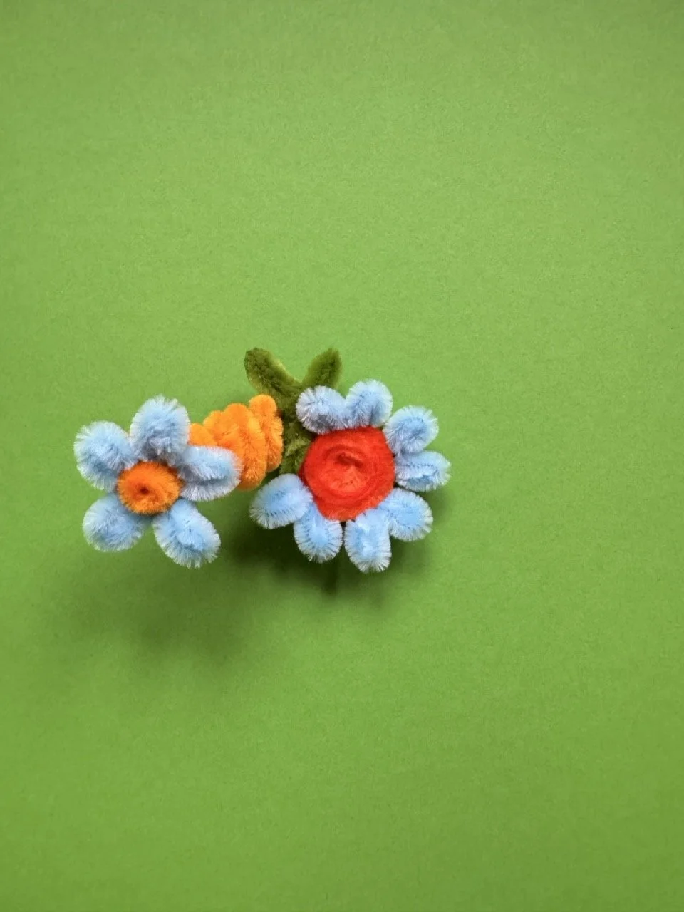 Blue daisy - magnetic flower