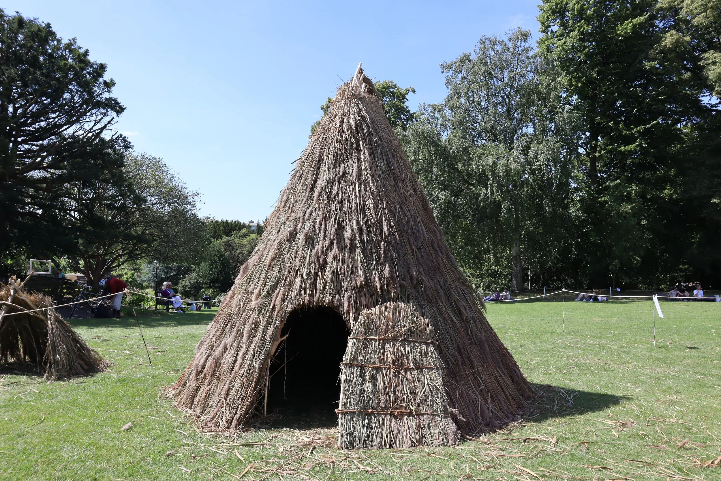 Replica Mesolithic House in Museum Gardens