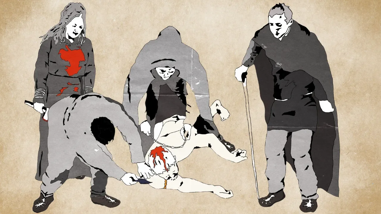 Why was this bog body killed 3 times?