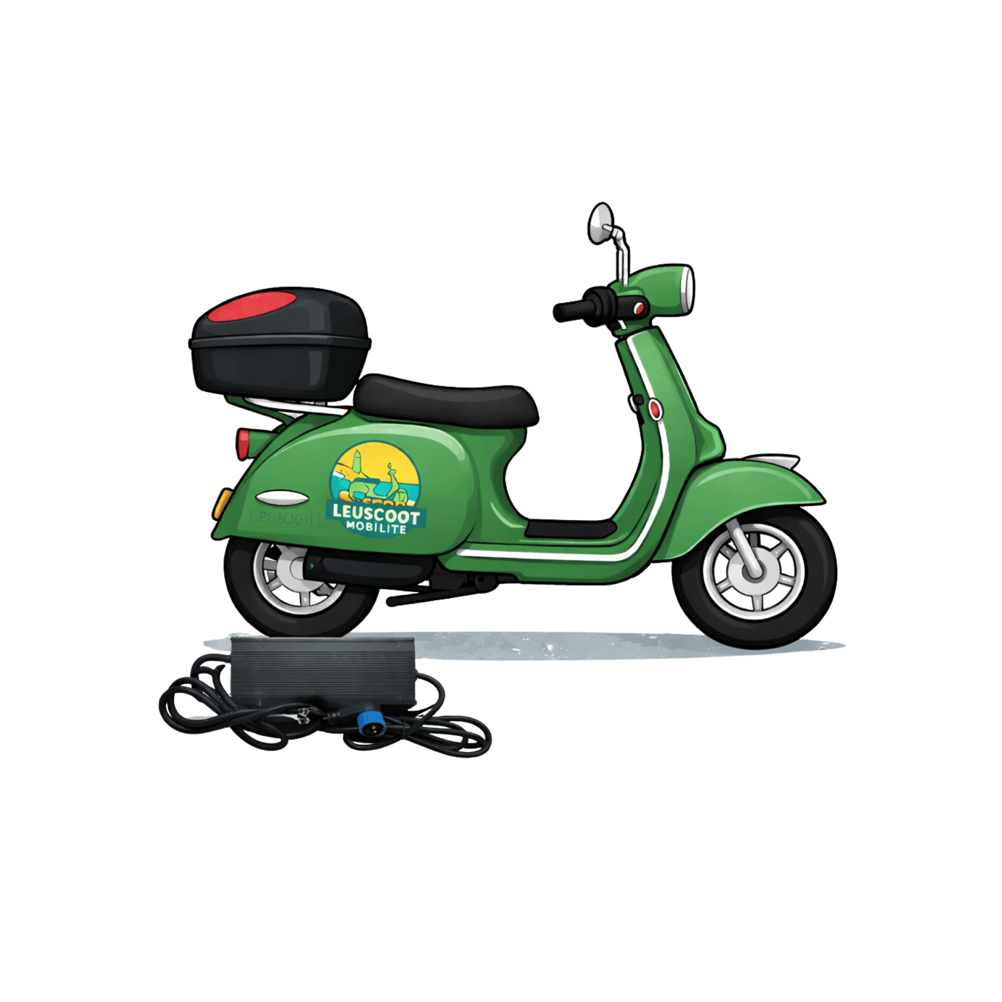 Promenade scooter Leucate leuscoot location scooter chargeur inclus