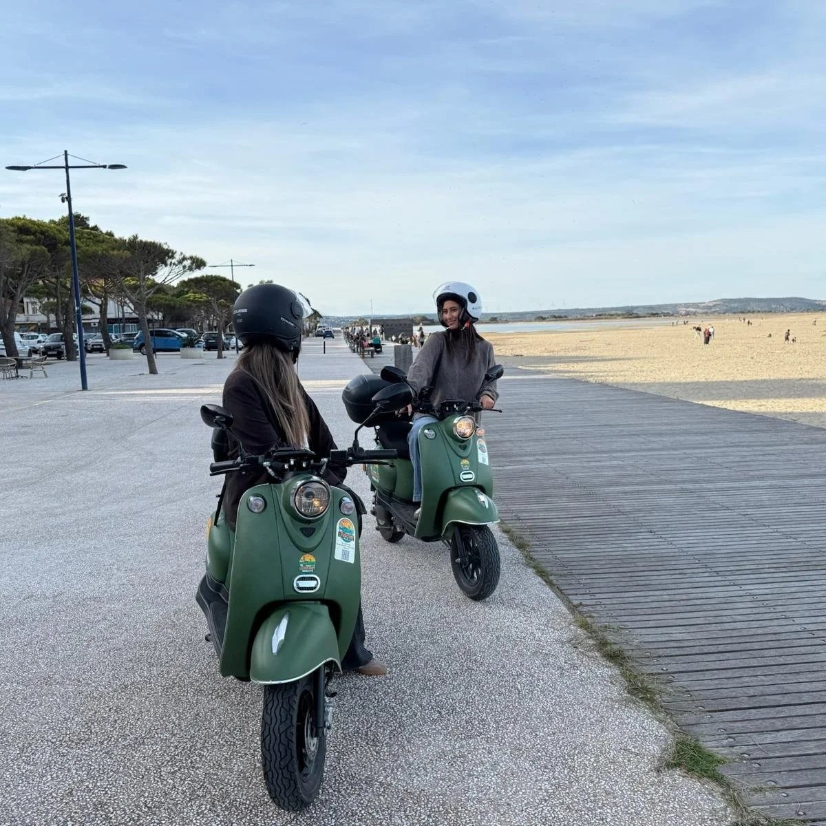 La franqui plage leucate location de scooter Leuscoot