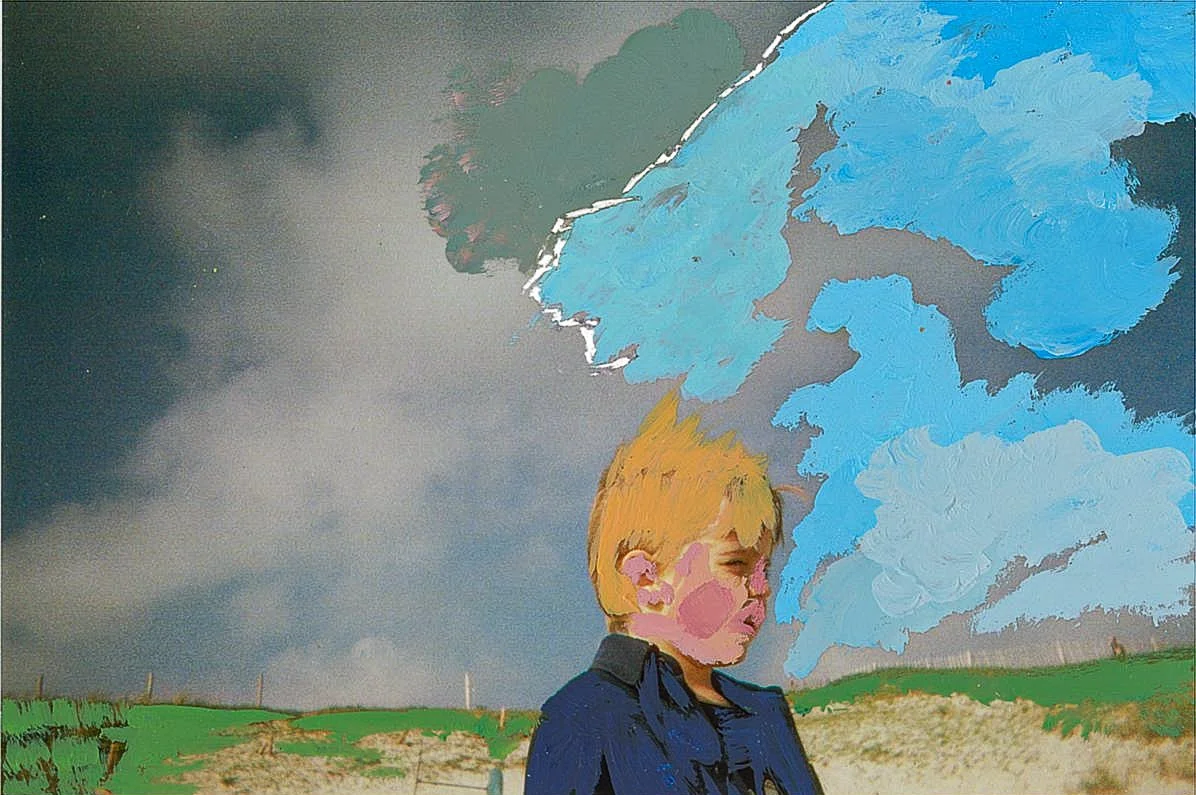 Ulysse sur la plage des sables blancs - camilleguerriergeiss